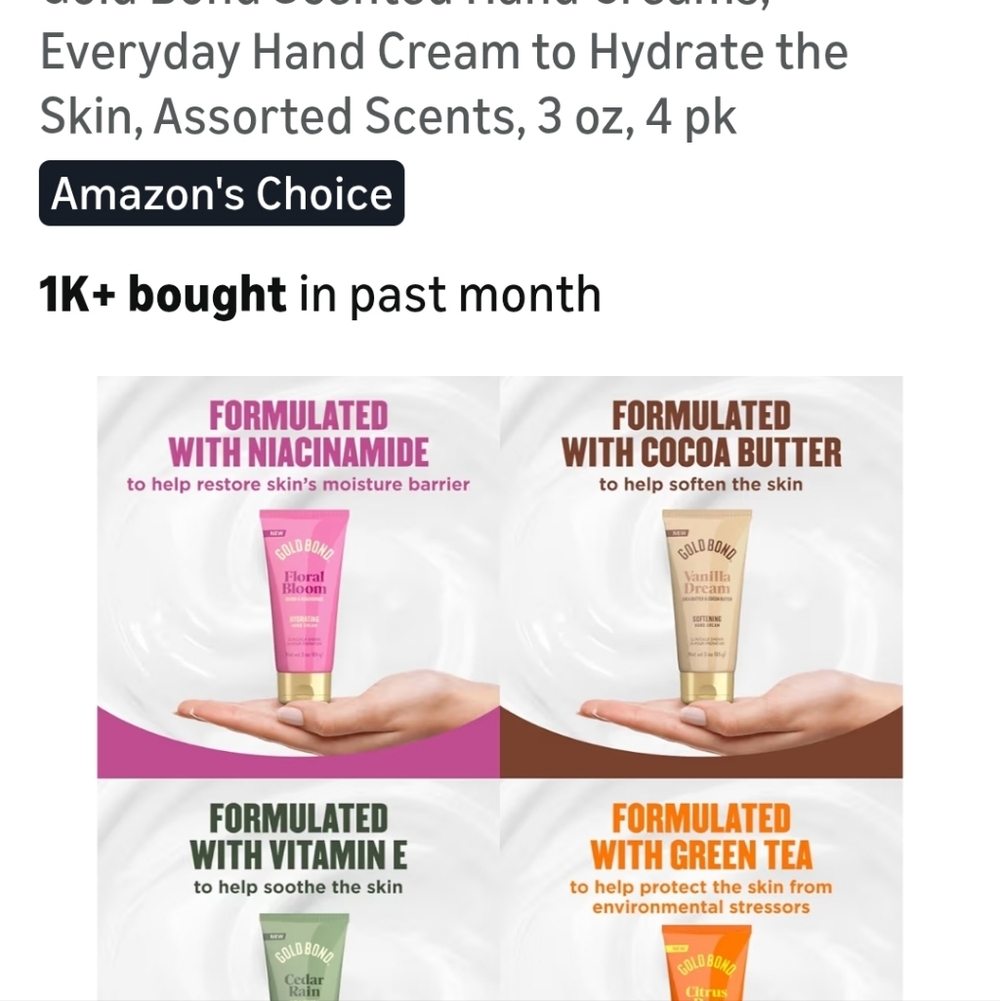 4 Pks Scented Hand Cream - Picture 6 of 8